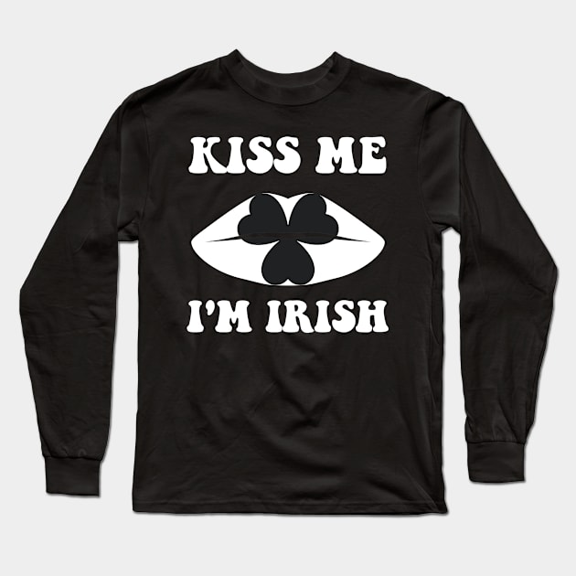 St patricks day,Kiss me I'm irish Long Sleeve T-Shirt by Modawear